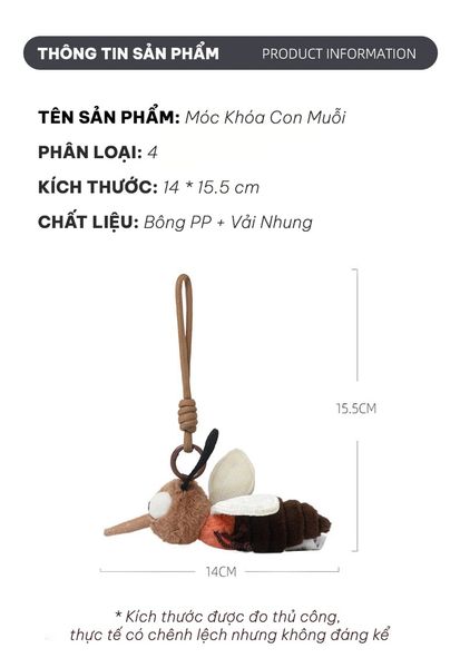 MÓC KHÓA CON MUỖI