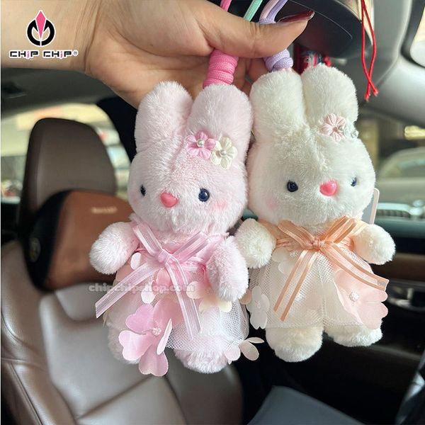 MÓC KHÓA THỎ ĐẦM HOA