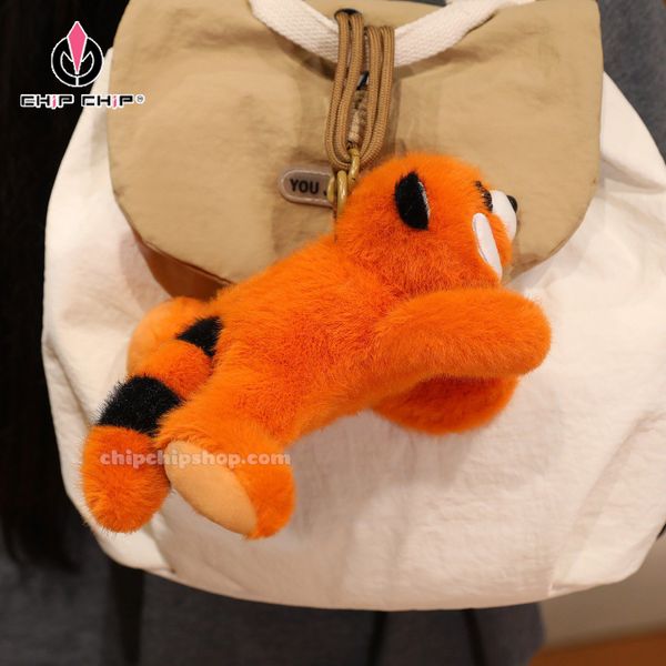 Móc Khóa Thỏ Lười Lông Xù