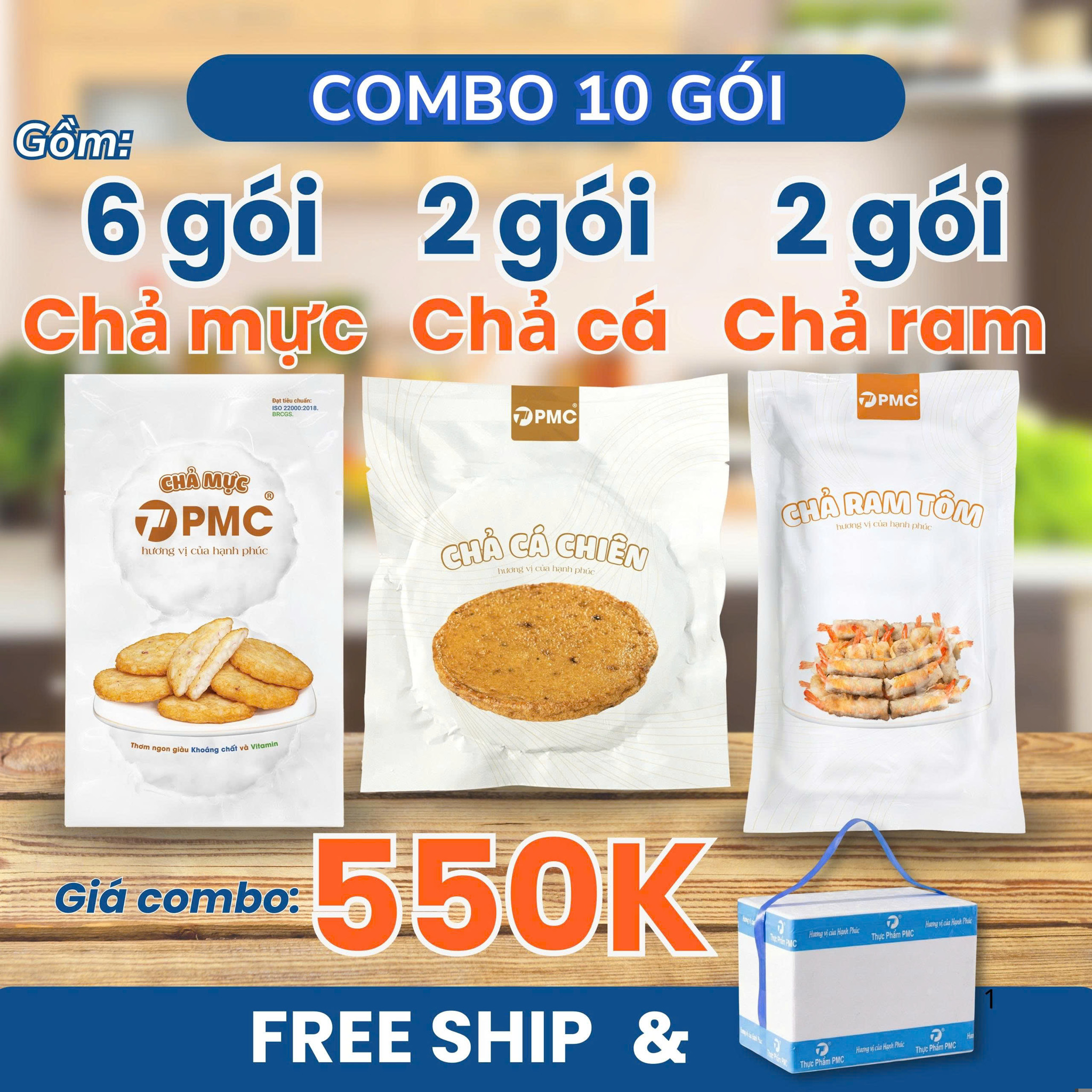 Combo hương vị hạnh phúc