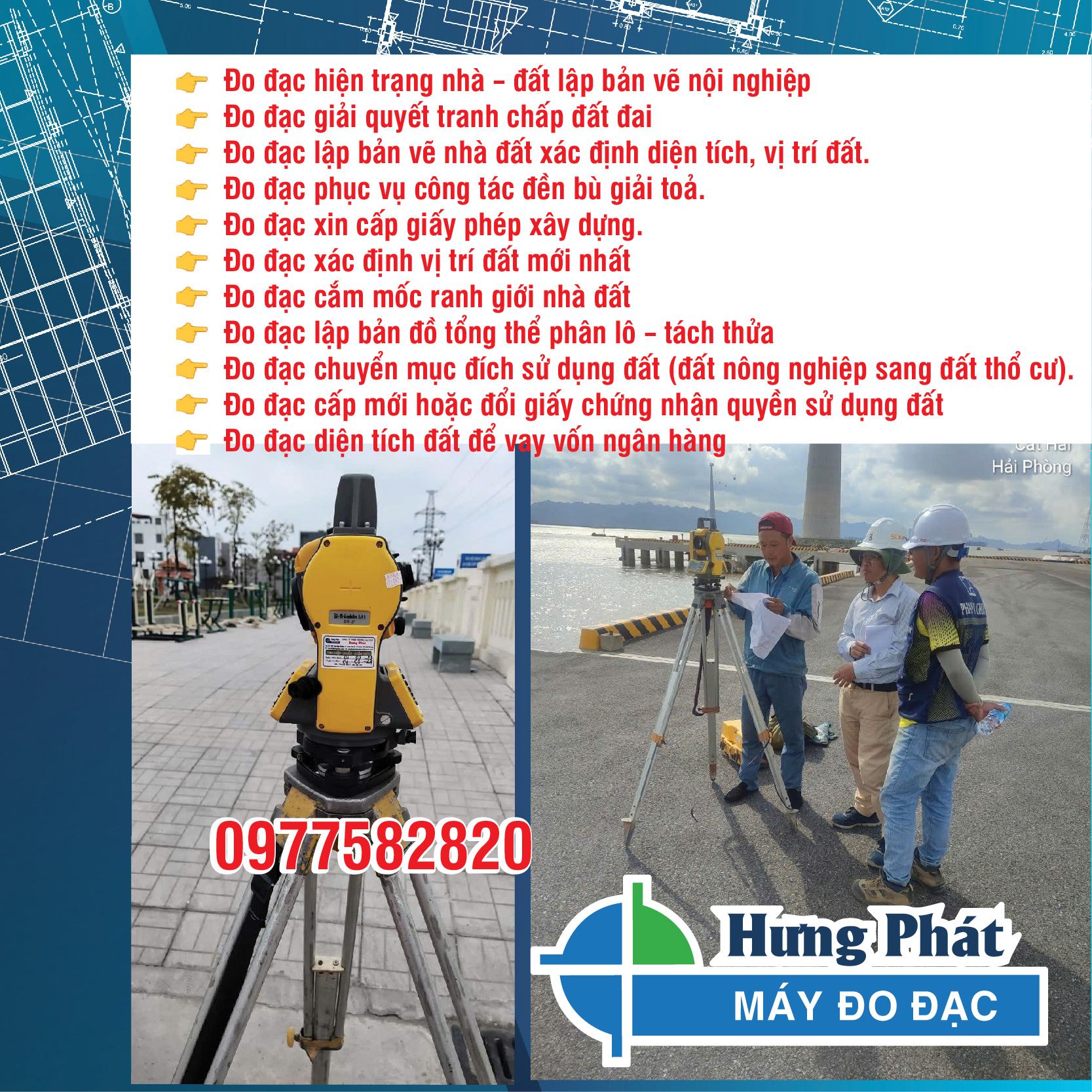 Dịch vụ đo đạc tại Hải Phòng