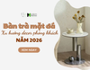 Bàn trà mặt đá: Xu hướng decor phòng khách năm 2026