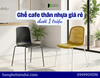 Ghế Cafe Thân Nhựa Giá Rẻ Dưới 1 Triệu: Kinh Nghiệm Chọn Mua Cho Quán Mới Mở