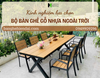 Kinh Nghiệm Chọn Mua Bàn Ghế Gỗ Nhựa Ngoài Trời Không Thể Bỏ Qua