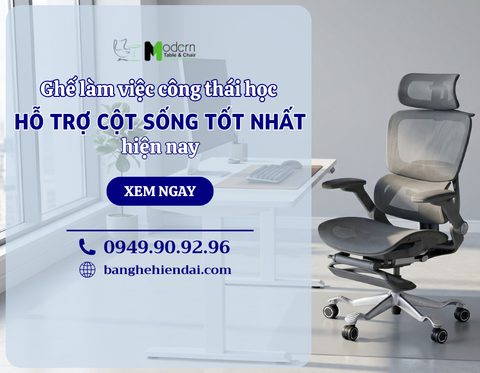 Những mẫu ghế làm việc công thái học bảo vệ cột sống tốt nhất hiện nay