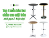 Top 4 mẫu bàn bar cao mặt tròn linh hoạt cho mọi không gian