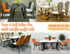 Gợi ý 4 bộ bàn ăn mặt đá chữ nhật cho phòng ăn cao cấp