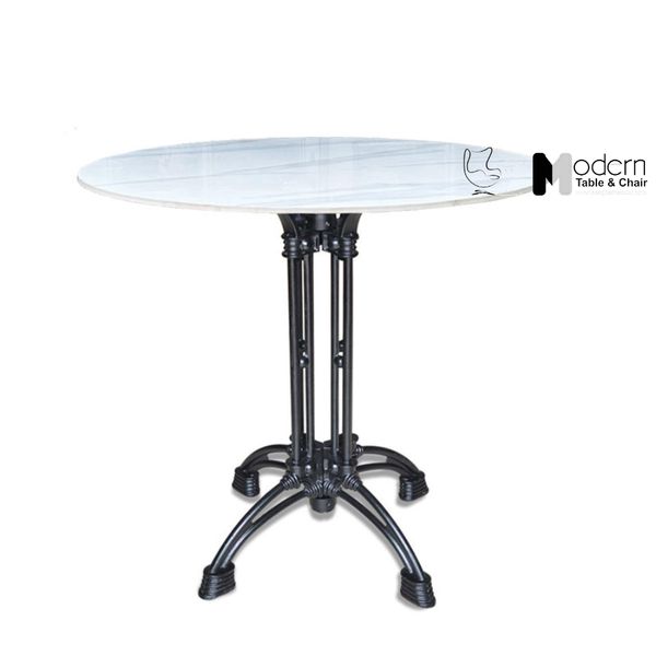 Bàn nhà hàng mặt đá chân hợp kim nhôm TE07003A-08E