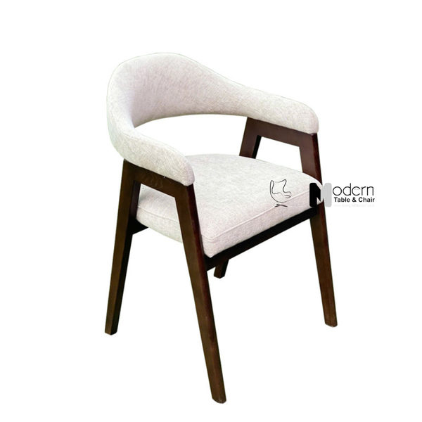 Ghế ăn nệm vải khung gỗ ASH ABI 12-F