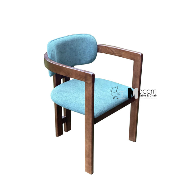 Ghế tiếp khách khung gỗ có tay vịn PALO 12-F