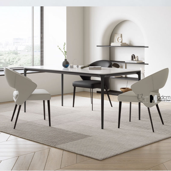 Ghế tiếp khách nệm da dày hiện đại CN23002-P