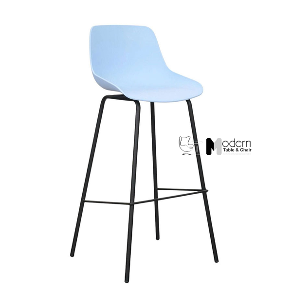 Ghế bar thân nhựa chân sắt cố định CB01001-S
