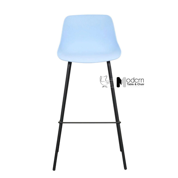 Ghế bar thân nhựa chân sắt cố định CB01001-S