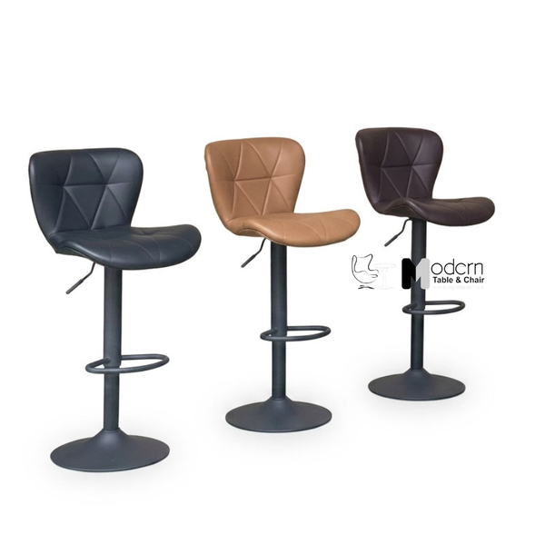 Ghế quầy bar xoay nâng hạ chân đen CB2126A-P - Nhiều màu