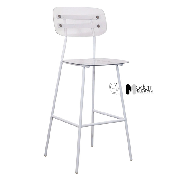 Ghế quầy bar thân nhựa trong suốt CB01003-PC
