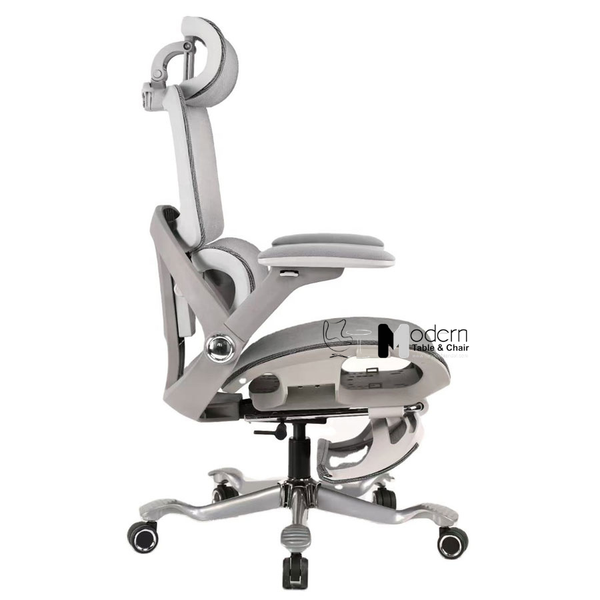Ghế lãnh đạo công thái học lưới màu xám CR01001-2M