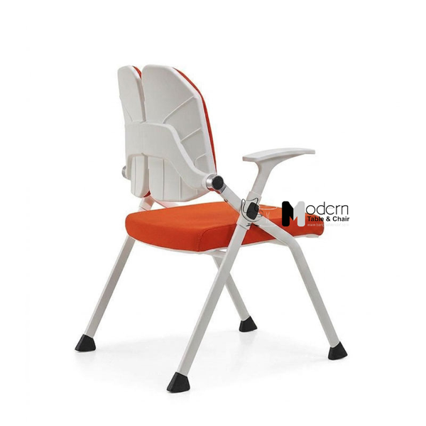 Ghế đào tạo xếp gọn nệm vải màu cam CT01003-2F