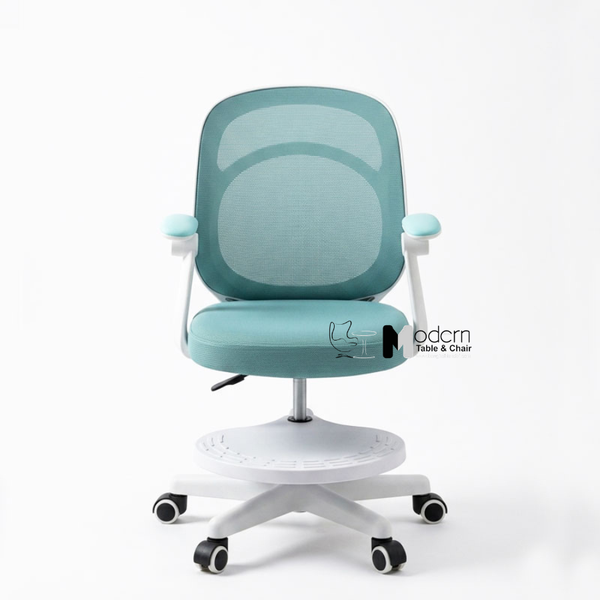 Ghế học sinh tiểu học lưng lưới có gác chân CE03003-M - Màu xanh dương