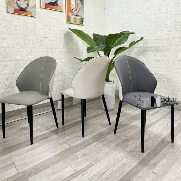 Ghế ăn nhà hàng nệm da hiện đại CN07002-P