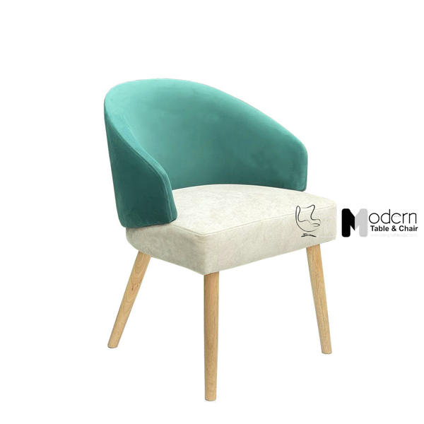 Ghế nhà hàng khung gỗ nệm vải LUCAS-F