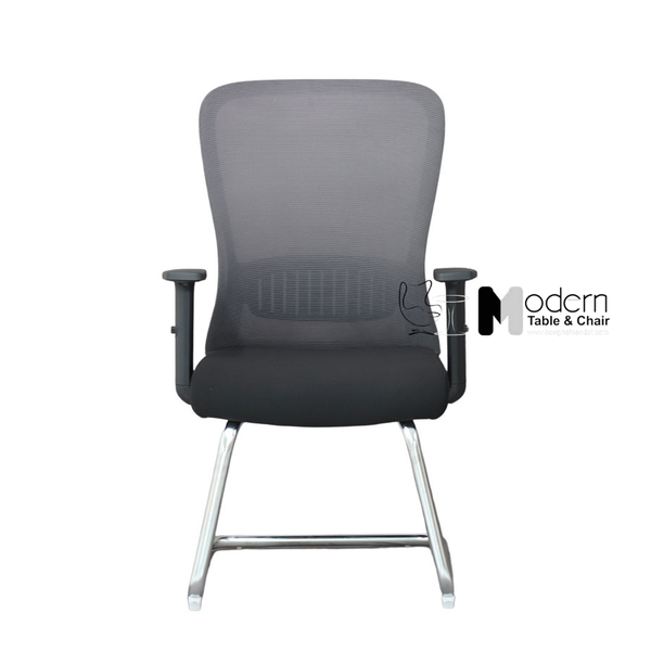 Ghế tiếp khách chân quỳ lưng lưới nệm vải lưới CV08002-M