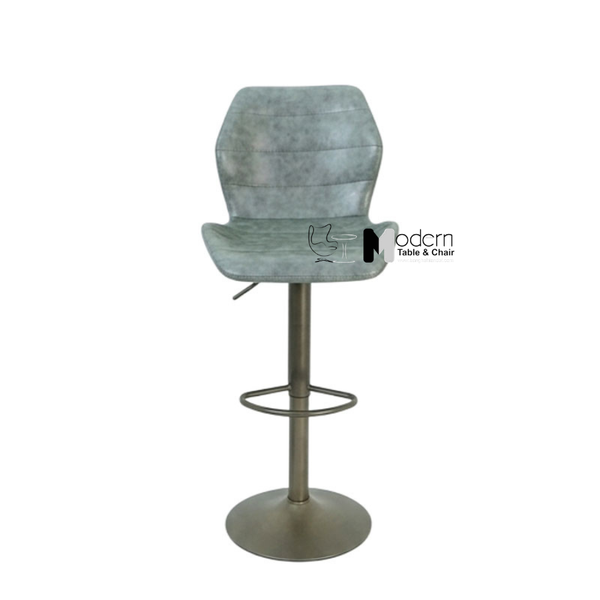 Ghế lễ tân nệm da chân nâng hạ sơn nâu CB23001D-P