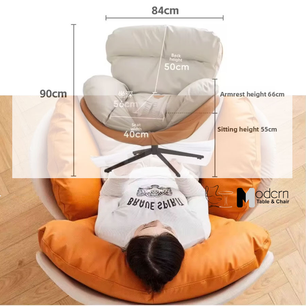 Ghế sofa xoay nệm dày decor phòng khách CL16001-P - Kích thước
