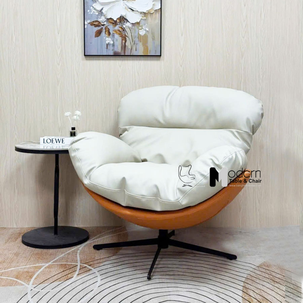 Ghế sofa xoay nệm dày decor phòng khách CL16001-P - Màu kem