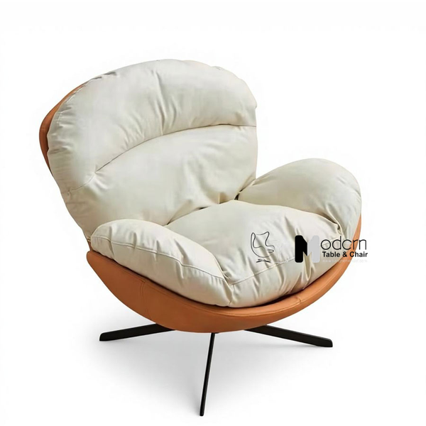 Ghế sofa xoay nệm dày decor phòng khách CL16001-P - Màu kem
