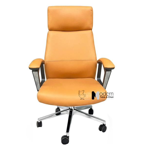 Ghế trưởng phòng lưng cao có bánh xe CM270009-P - Màu cam