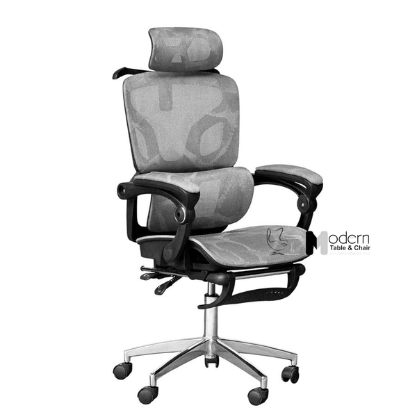 Ghế công thái học lưng lưới có gác chân CR03001-M