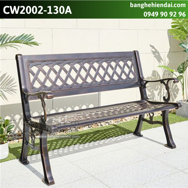 ghế băng chờ công viên nhôm đúc CW2002-130A