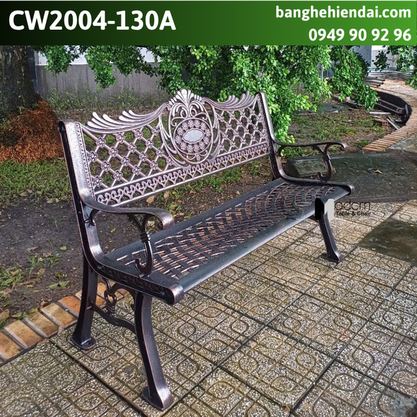 Ghế băng dài ngoài trời họa tiết cổ điển CW2004-130A