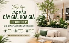 Tổng hợp các mẫu cây giả, hoa giả decor đẹp cho nhà ở, văn phòng và cửa hàng