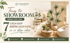 Trang trí showroom bằng cây giả: 7 cách giúp không gian sang và có điểm nhấn