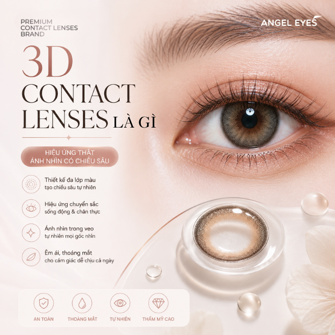 3D Contact Lenses Là Gì? Hiệu Ứng Thật & Cách Dùng An Toàn