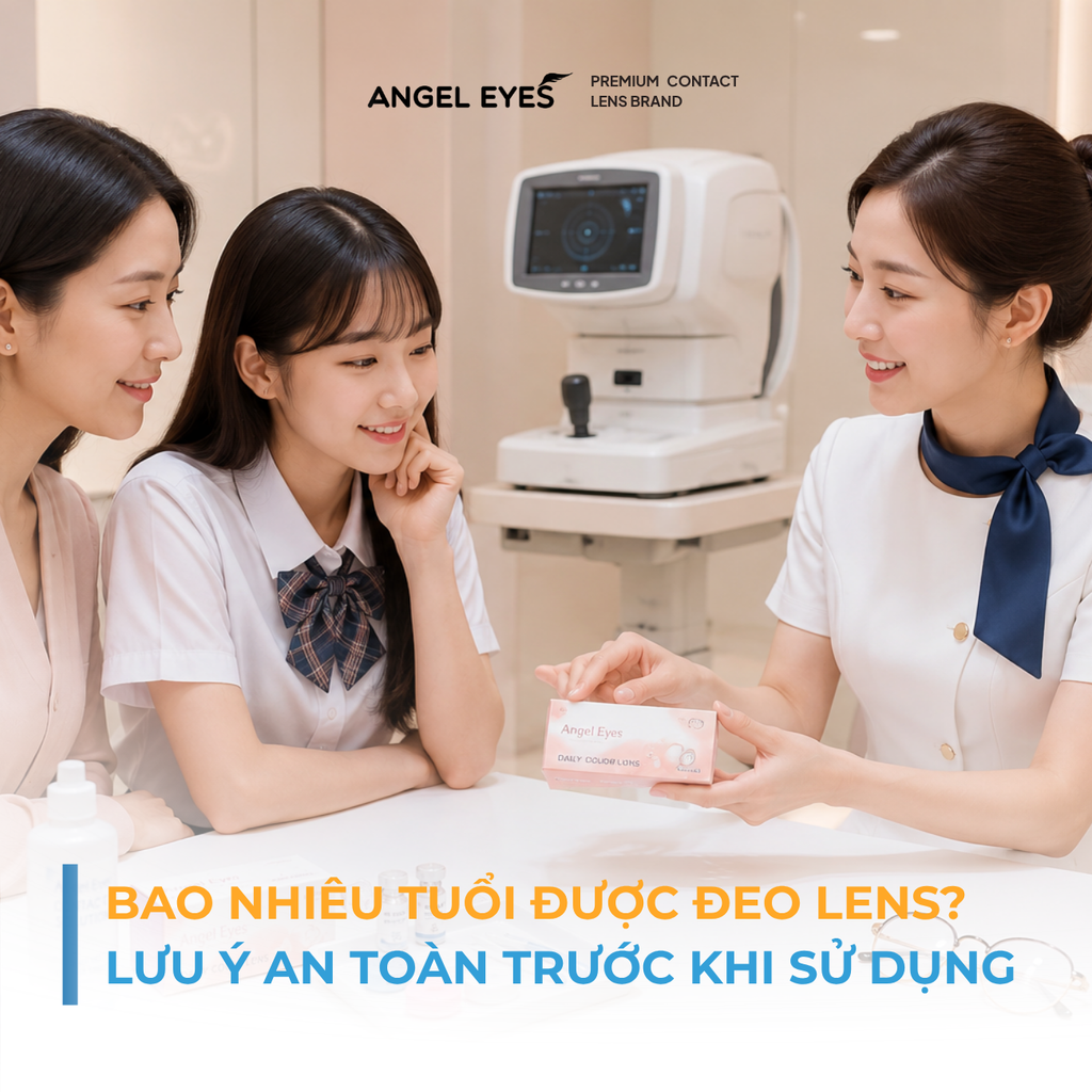 Bao Nhiêu Tuổi Đeo Kính Áp Tròng? Bảng Độ Tuổi & Lưu Ý