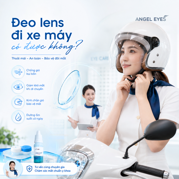 Đeo Lens Có Đi Xe Máy Được Không? Cách Bảo Vệ Mắt