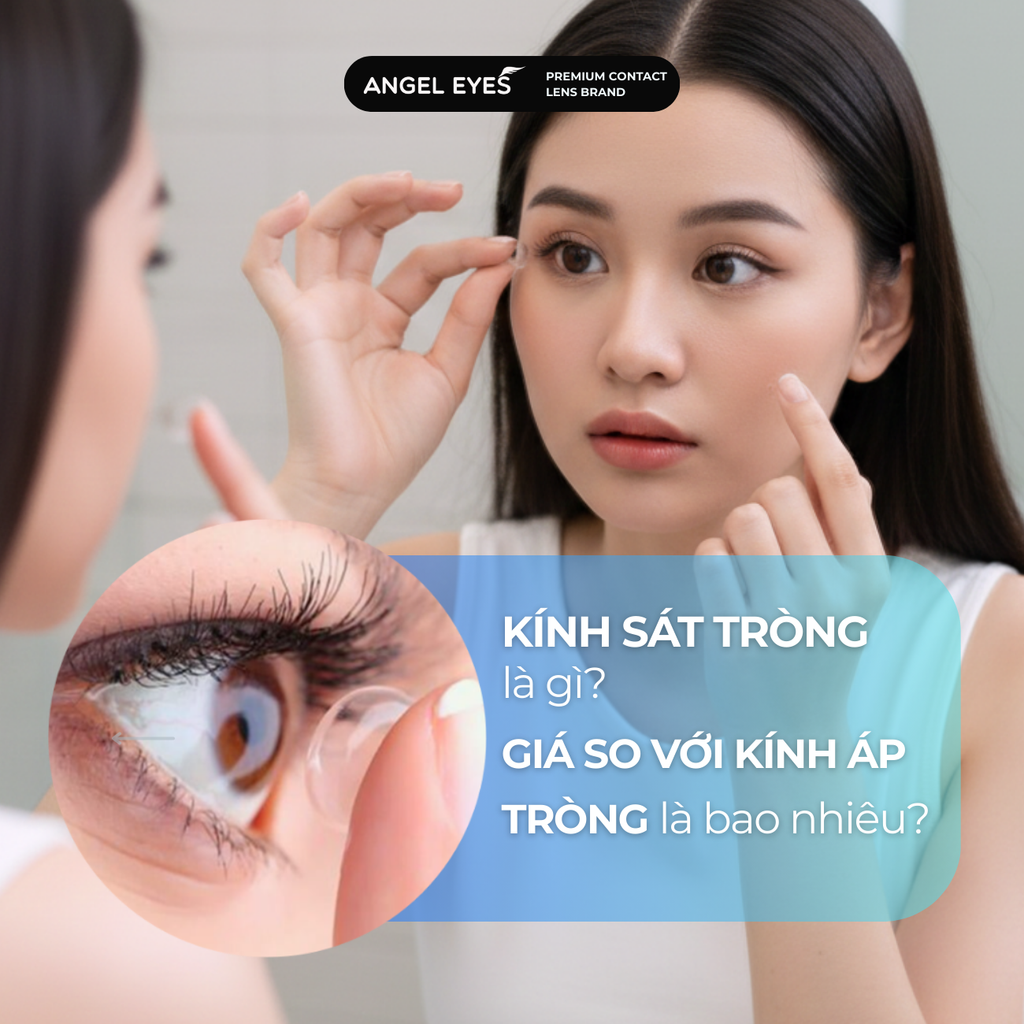 KÍNH SÁT TRÒNG LÀ GÌ? GIÁ SO VỚI KÍNH ÁP TRÒNG LÀ BAO NHIÊU?