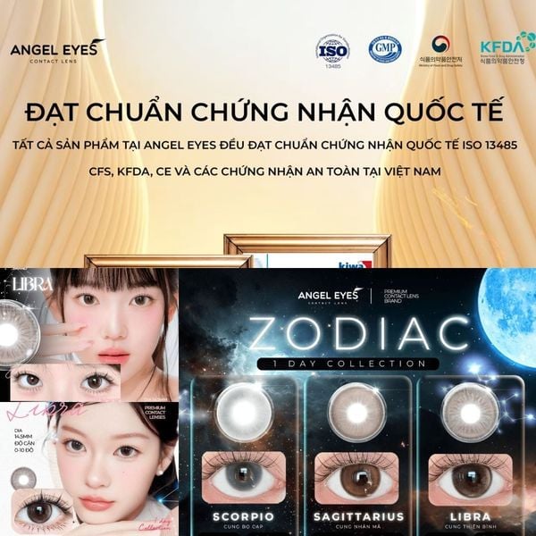 Kính Áp Tròng An Toàn: 10 Mẫu Lens Angel Eyes Đáng Mua