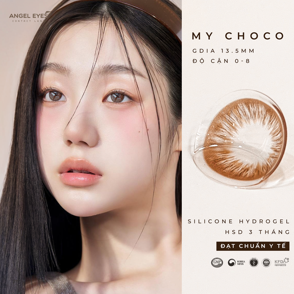 Contact lens màu choco