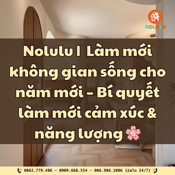 🌸 Nolulu | Làm mới không gian sống cho năm mới – Bí quyết làm mới cảm xúc & năng lượng