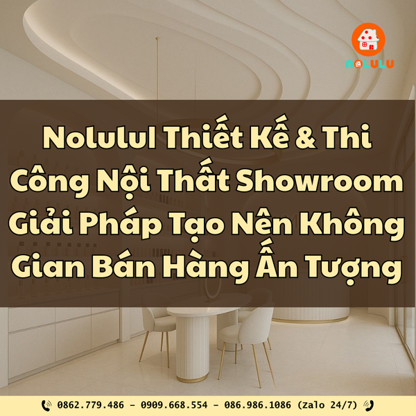 Nolulu|Thiết Kế & Thi Công Nội Thất Showroom – Giải Pháp Tạo Nên Không Gian Bán Hàng Ấn Tượng
