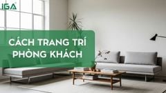 Cách trang trí phòng khách 20m² hợp phong thủy và tối ưu không gian