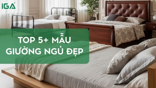 Top 5+ mẫu giường ngủ đẹp hiện nay và những lưu ý cần biết