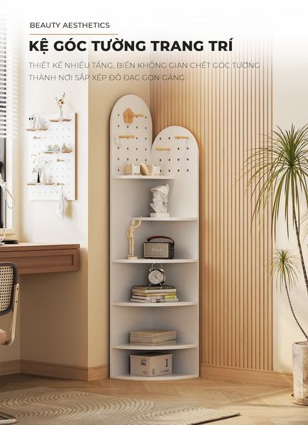 kệ góc tường