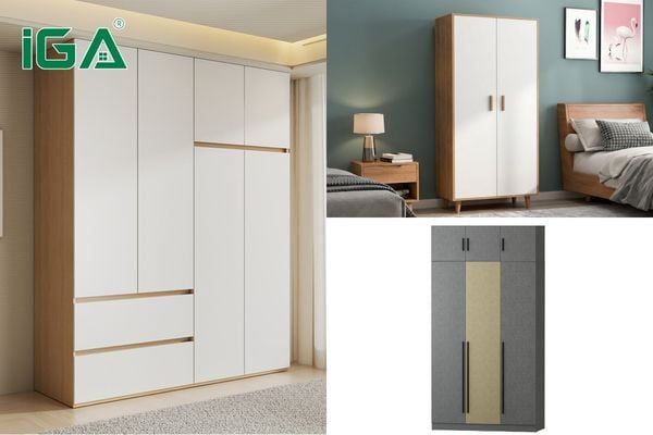 Các mẫu tủ quần áo đa dạng tại Nội thất IGA