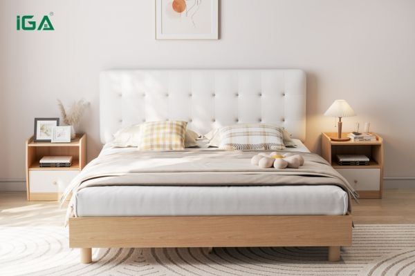 Giường ngủ hiện đại&nbsp;gọn gàng, đẳng cấp