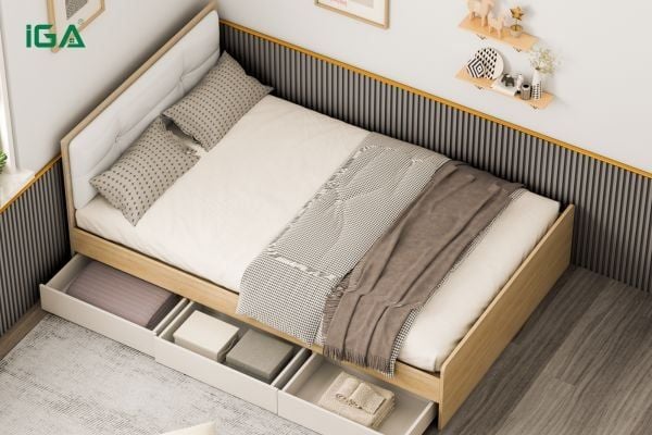Giường ngủ thông minh phân loại&nbsp;có ngăn kéo xếp đồ