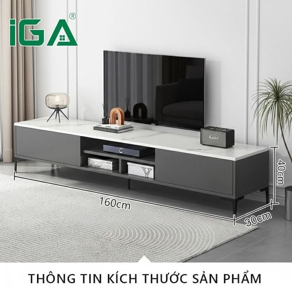 Kích thước tiêu chuẩn của kệ tivi để sàn